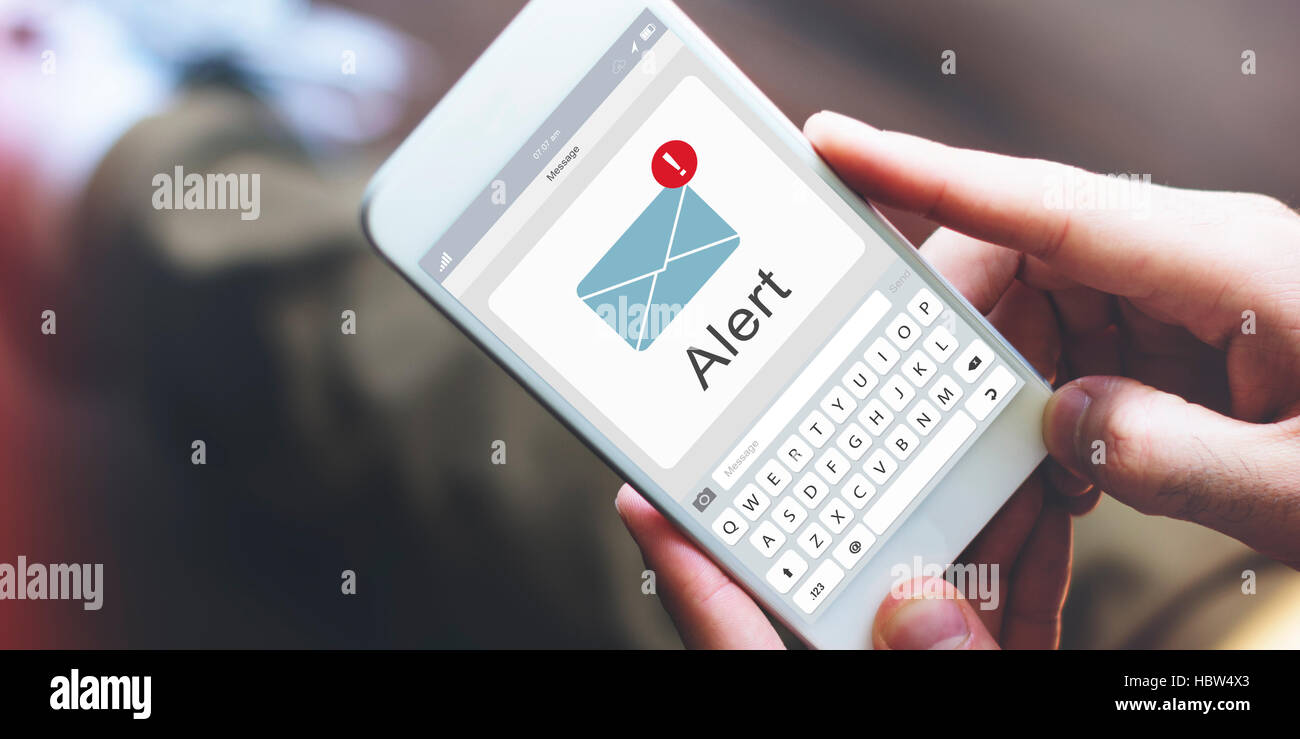 Online Message Social Network Concept Stock Photo Alamy