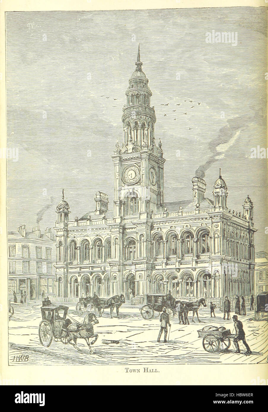 Image taken from page 12 of 'Browns' Illustrated guide to Hull, with a glance at its history' Image taken from page 12 of 'Browns' Illustrated guide to Stock Photo