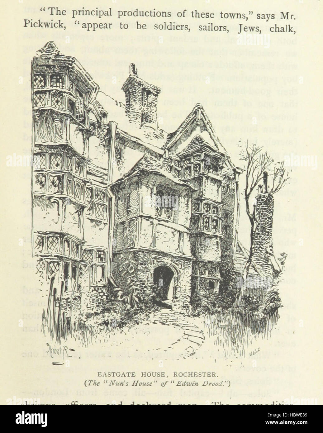 Image taken from page 75 of 'The Posthumous Papers of the Pickwick Club ... with notes and numerous illustrations. Edited by Charles Dickens, the younger. (The Jubilee edition.)' Image taken from page 75 of 'The Posthumous Papers of Stock Photo