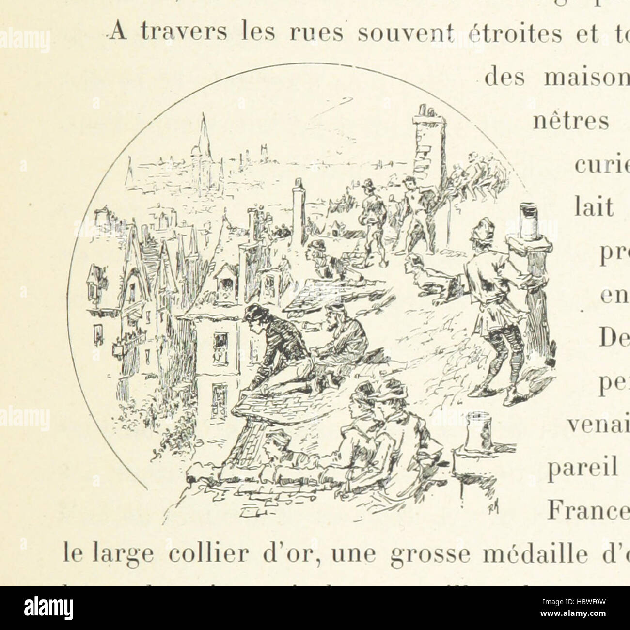 Image taken from page 111 of 'Paris depuis ses origines jusqu'en l'an 3000 ... Illustré ... par P. Kauffmann, etc' Image taken from page 111 of 'Paris depuis ses origines Stock Photo