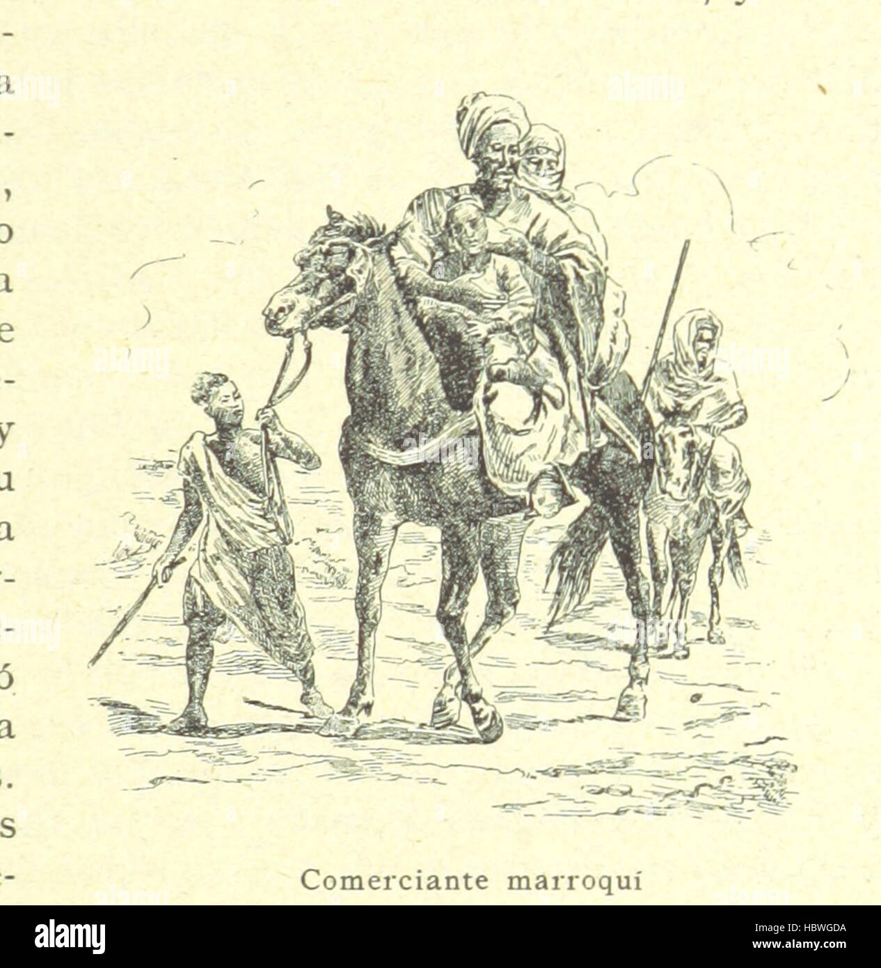 Image taken from page 203 of 'Por todo Marruecos. Descripción completisima del imperio ... Ilustrado, etc' Image taken from page 203 of 'Por todo Marruecos Descripción Stock Photo