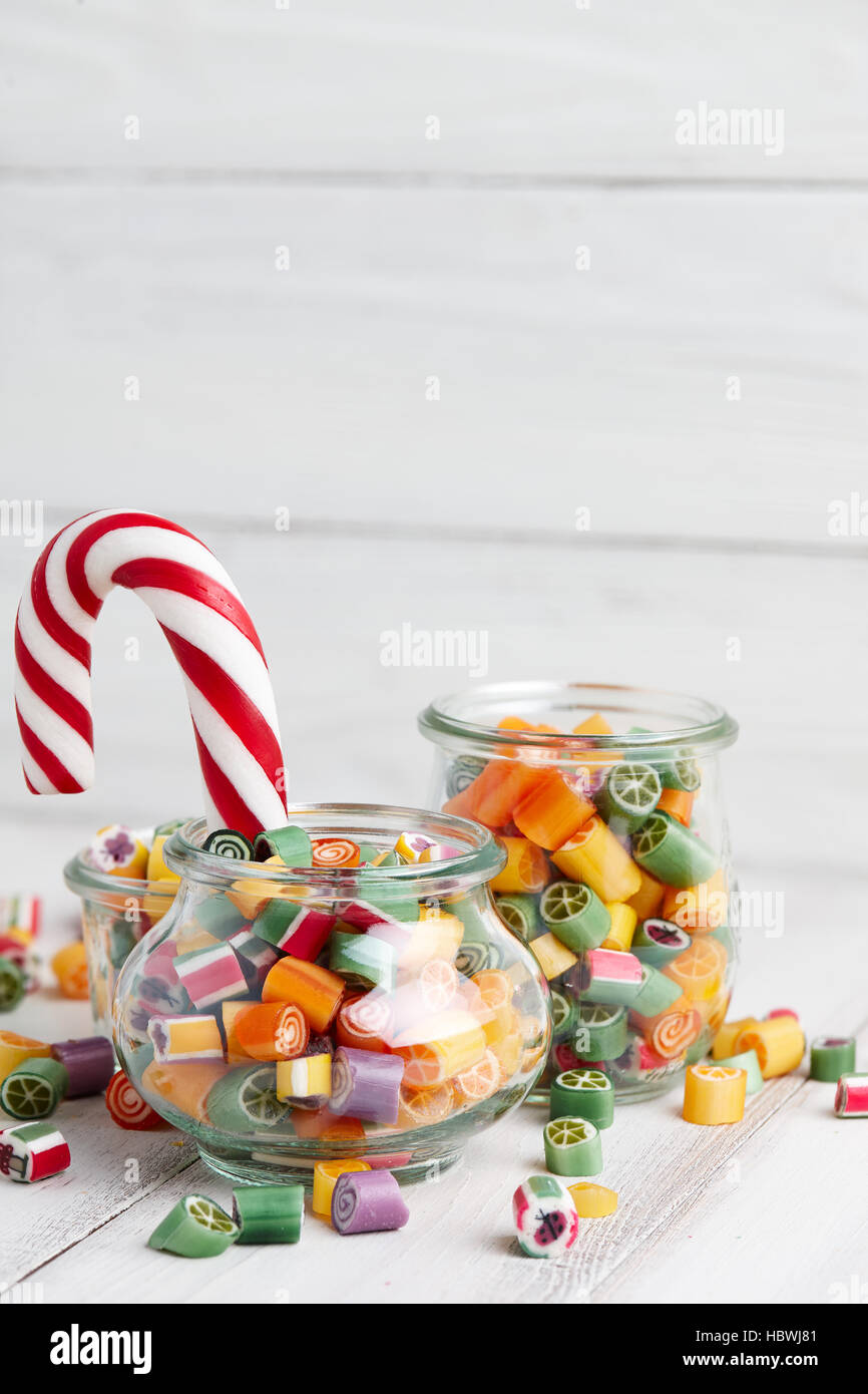 Various colorful candies lollipops hi-res stock photography and images ...