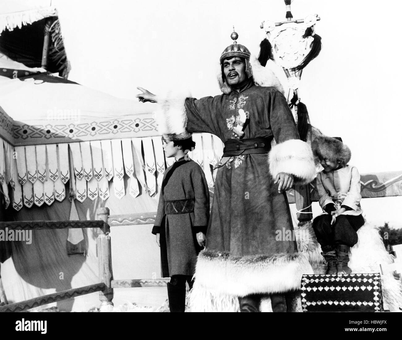 GENGHIS KHAN, Omar Sharif, 1965 Stock Photo Alamy