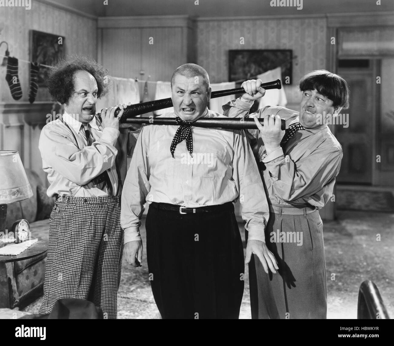 GENTS WITHOUT CENTS, from left, Larry Fine, Curly Howard, Moe Howard, 1944 Stock Photo Alamy