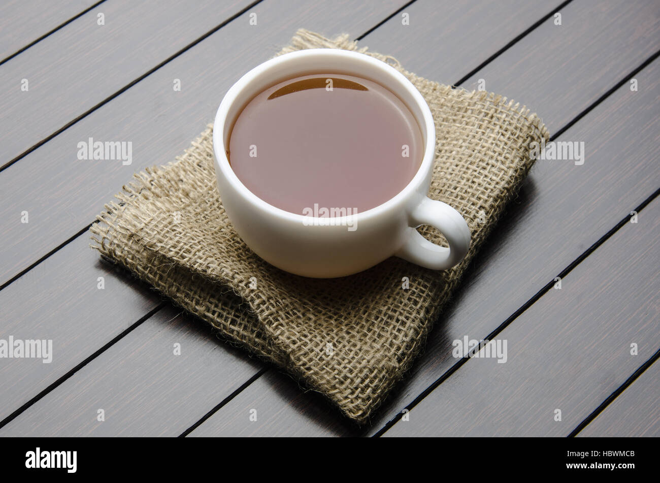 Cup of tea in catering concept Stock Photo - Alamy