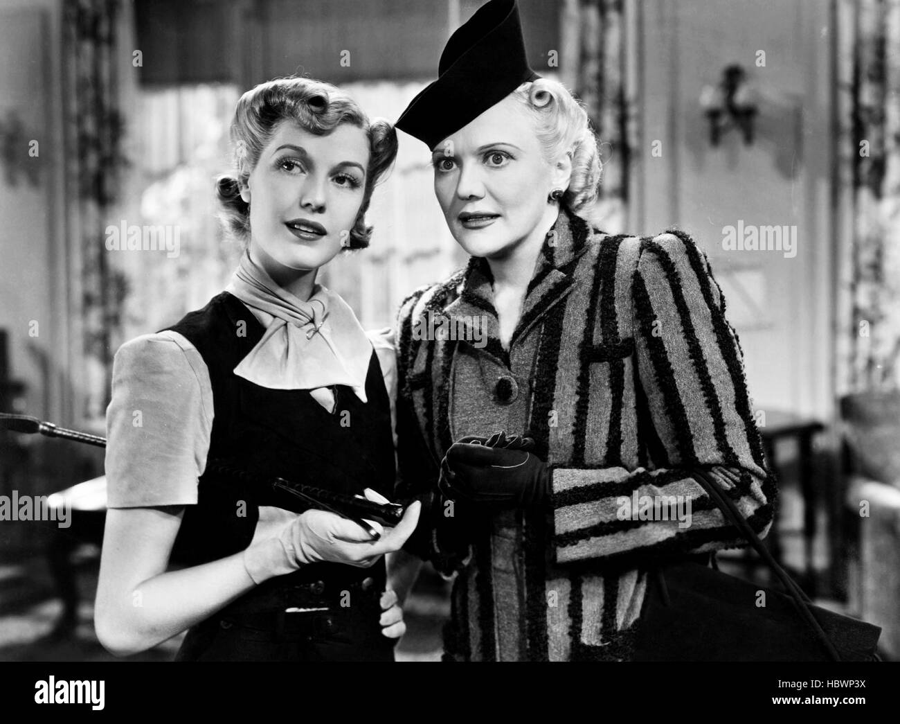 GOING PLACES, from left, Anita Louise, Minna Gombell, 1938 Stock Photo ...