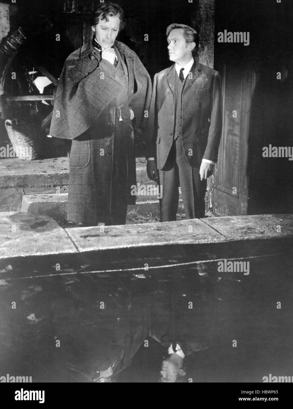 THE GORGON, from left: Christopher Lee, Richard Pasco, 1964 Stock Photo ...