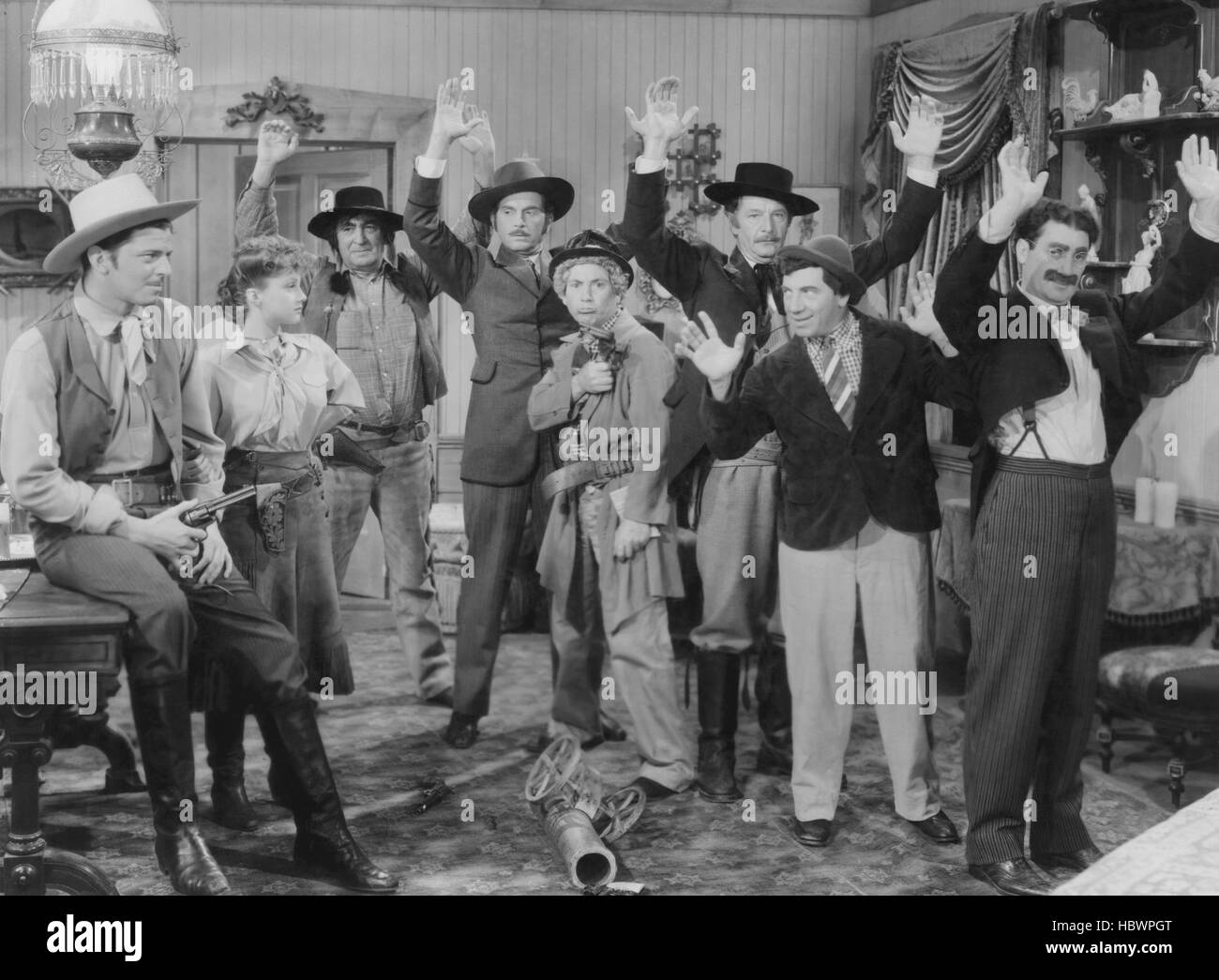 GO WEST, from left: John Carroll, Diana Lewis, Mitchell Lewis, Walter ...