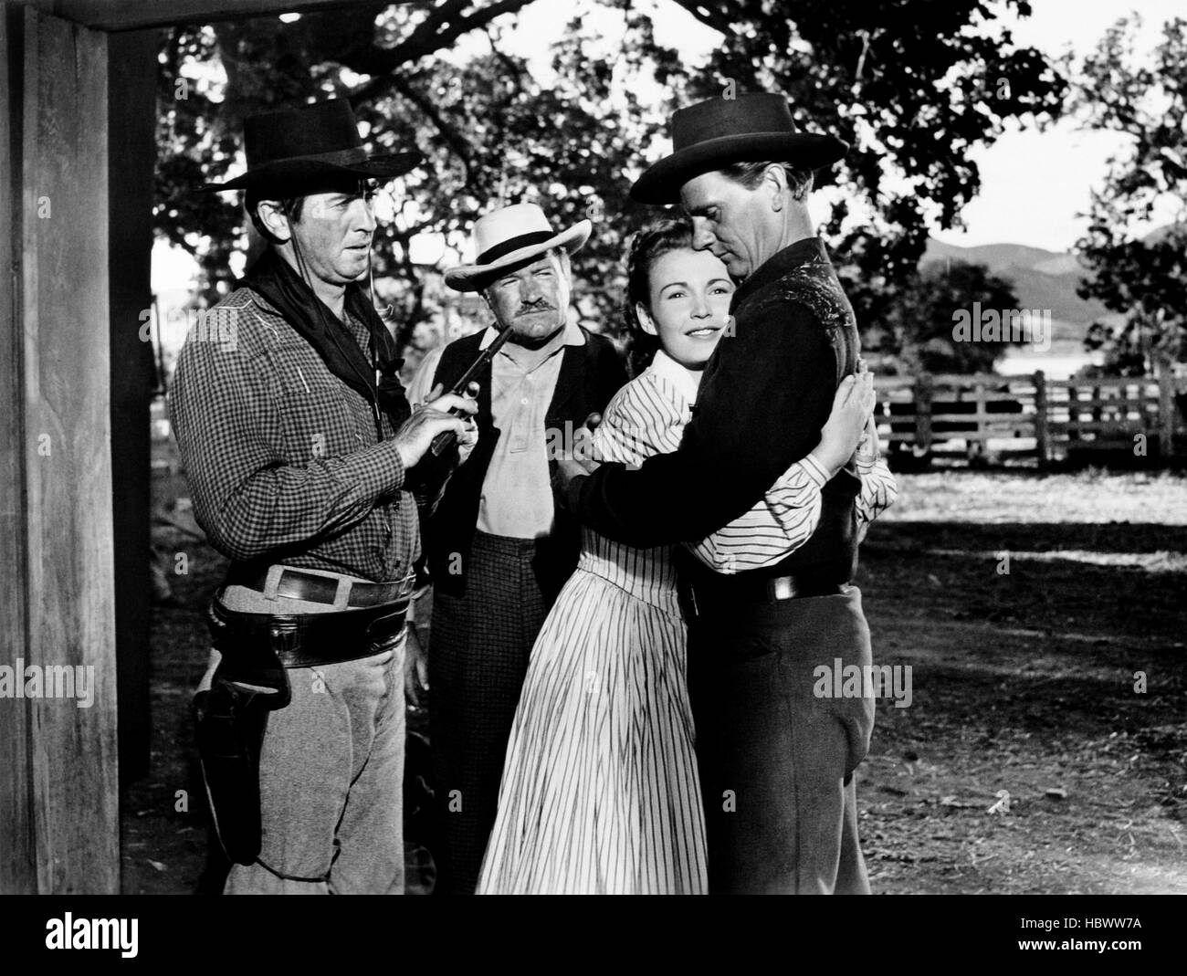 THE GREAT MISSOURI RAID, from left, Macdonald Carey, Barry Kelley