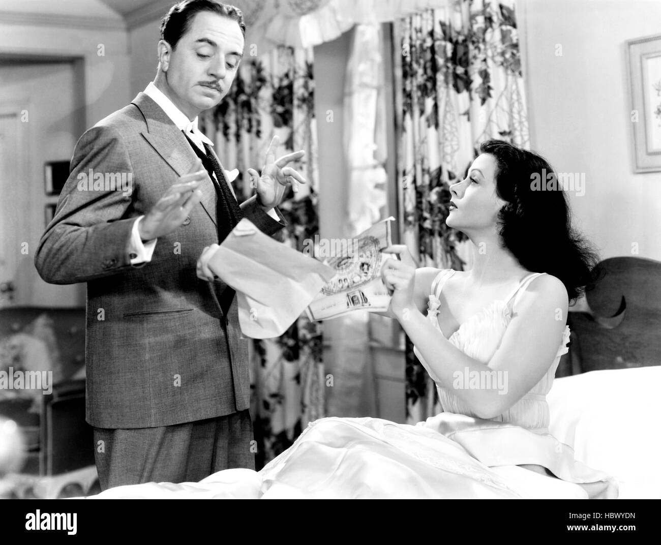 THE HEAVENLY BODY, from left, William Powell, Hedy Lamarr, 1944 Stock ...