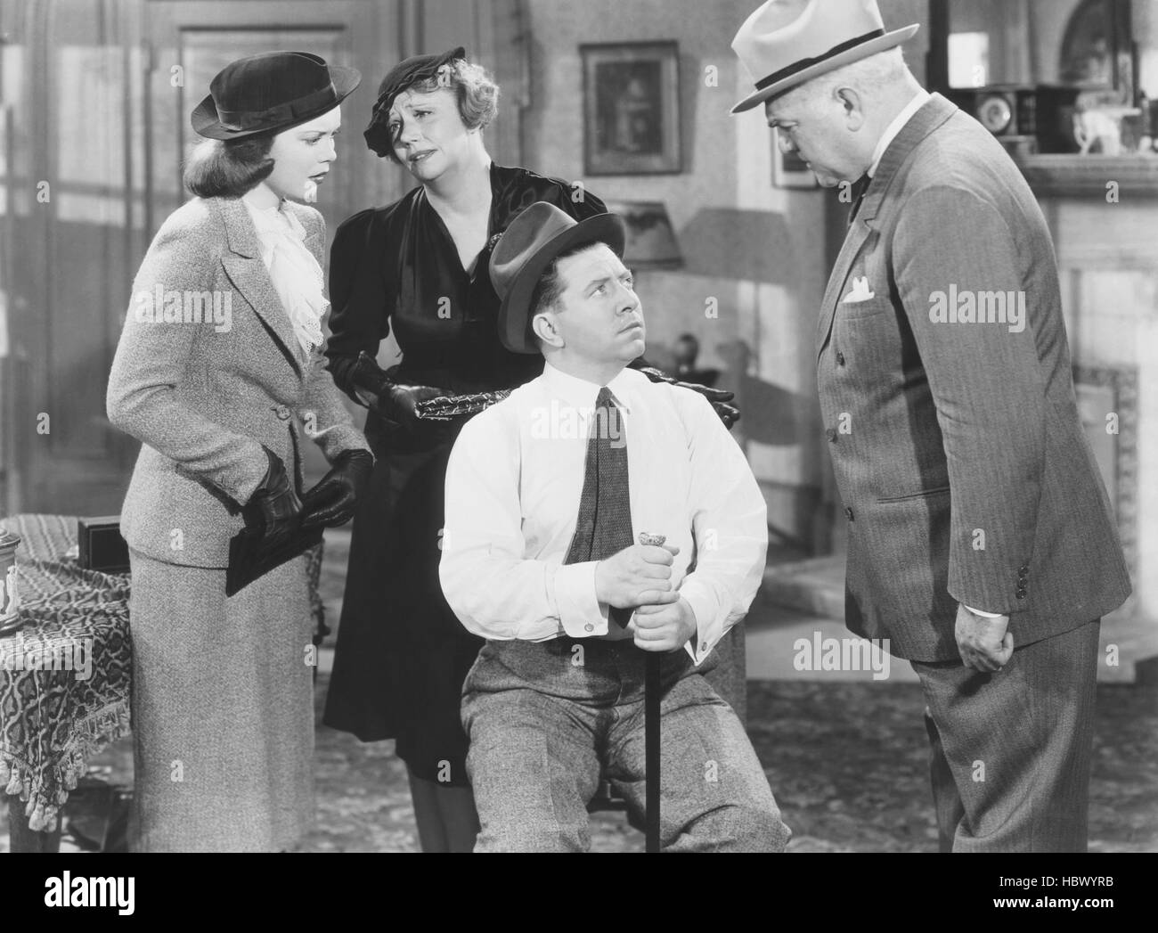 HE COULDN'T SAY NO, from left: Jane Wyman, Cora Witherspoon, Frank ...