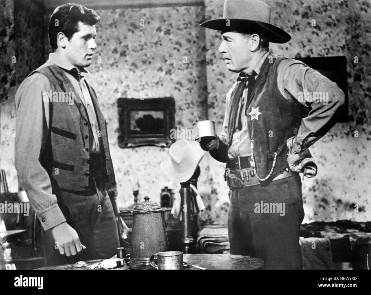 HIDDEN GUNS, Faron Young, Richard Arlen, 1956 Stock Photo - Alamy