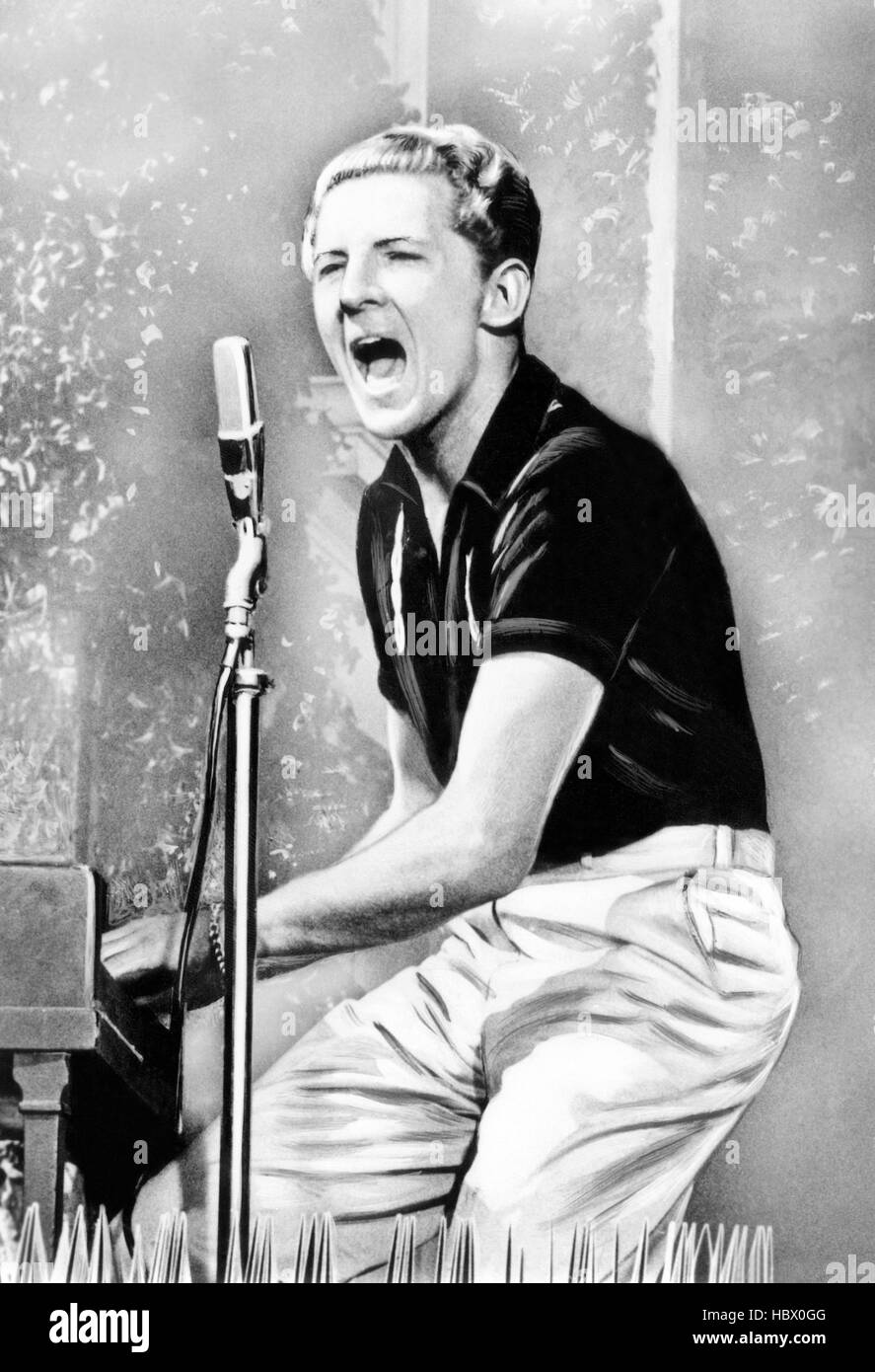HIGH SCHOOL CONFIDENTIAL!, Jerry Lee Lewis, 1958 Stock Photo