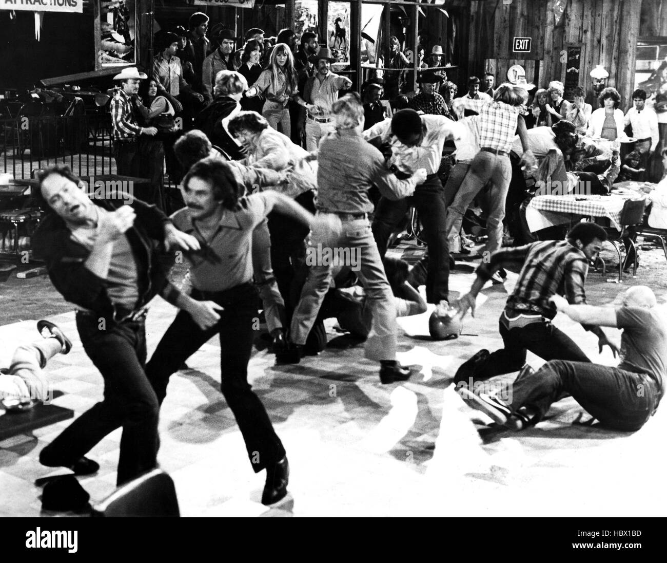 HOOPER, Bar brawl, 1978 Stock Photo Alamy
