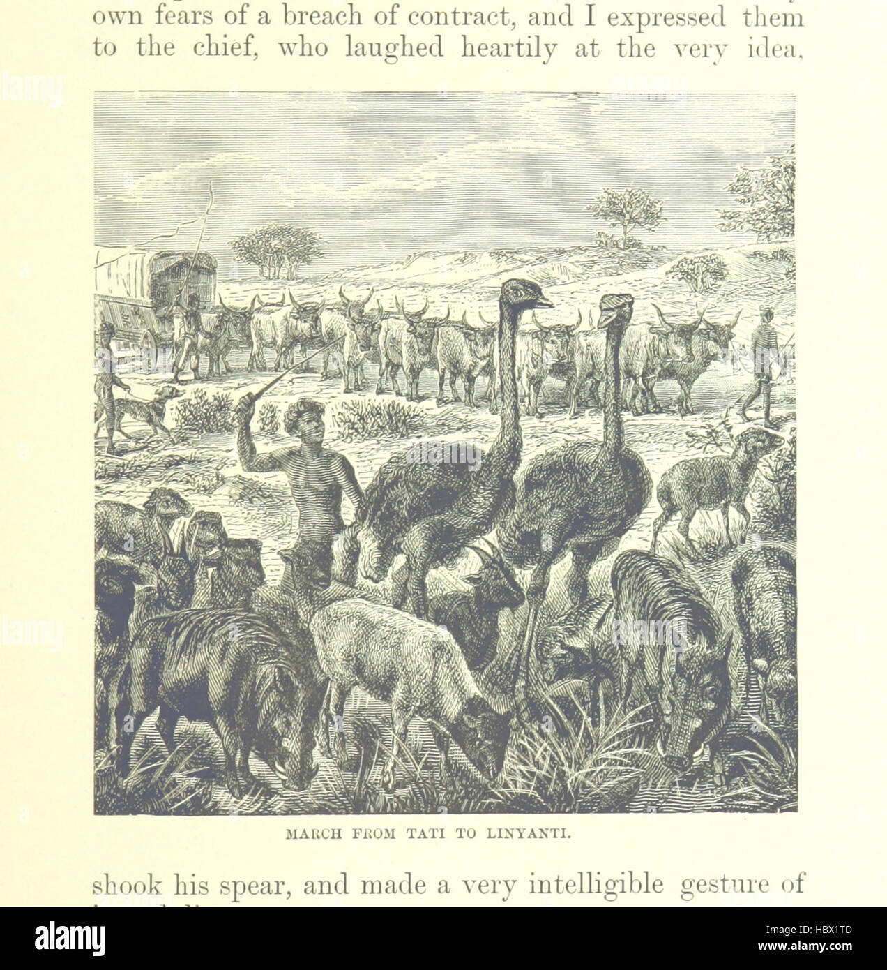 A photograph of page 277 of 'Great Explorers of Africa' showing text ...