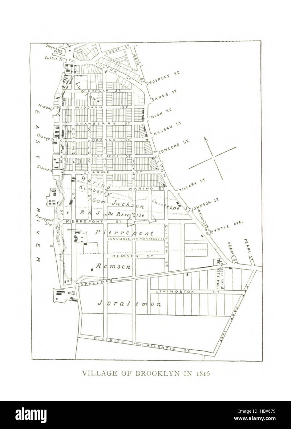 Image taken from page 8 of 'A History of the City of Brooklyn and Kings County ... Edited, with introduction and notes, by A. Black' Image taken from page 8 of 'A History of the Stock Photo