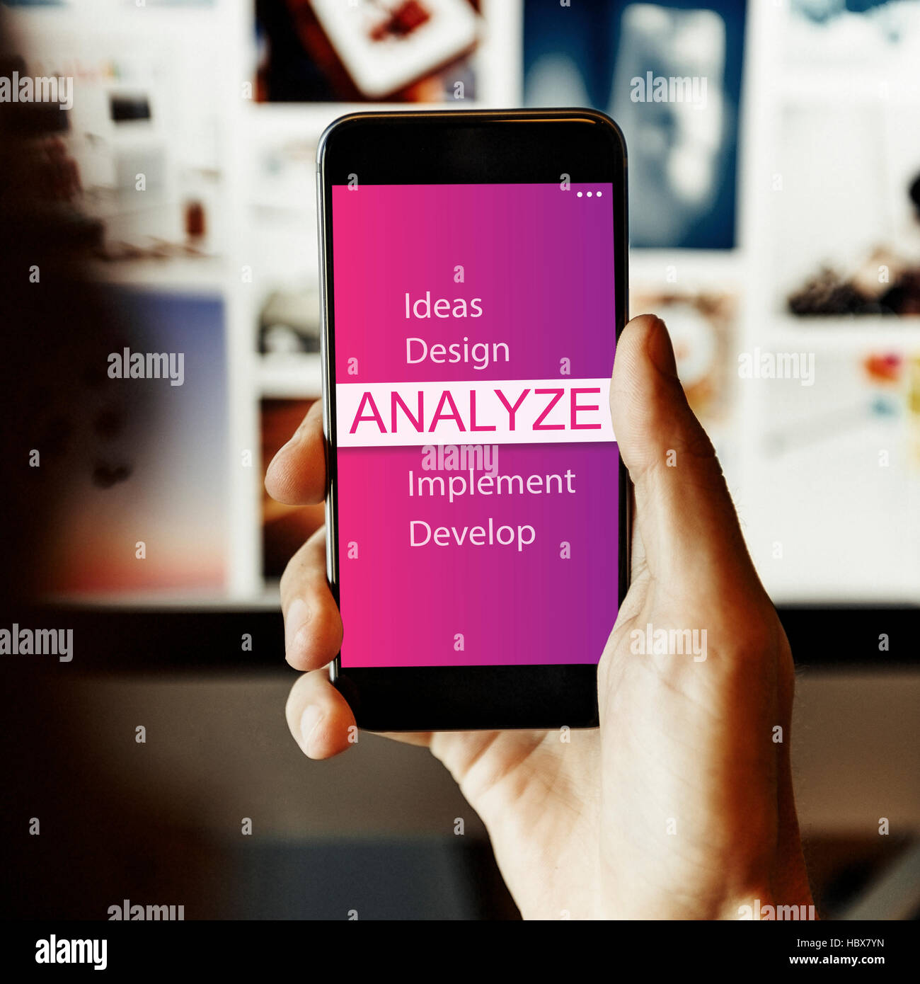 Analyze Research Plan Creativity Concept Stock Photo - Alamy
