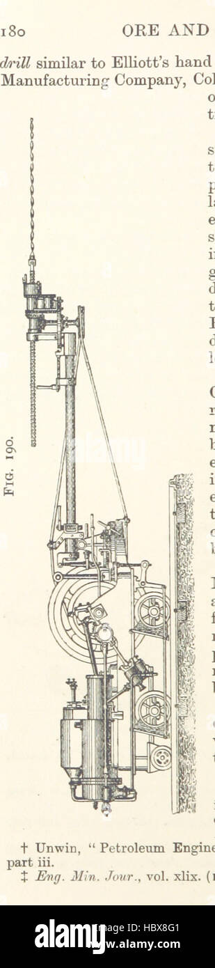 This page presents an illustration of mining techniques, showing ore ...