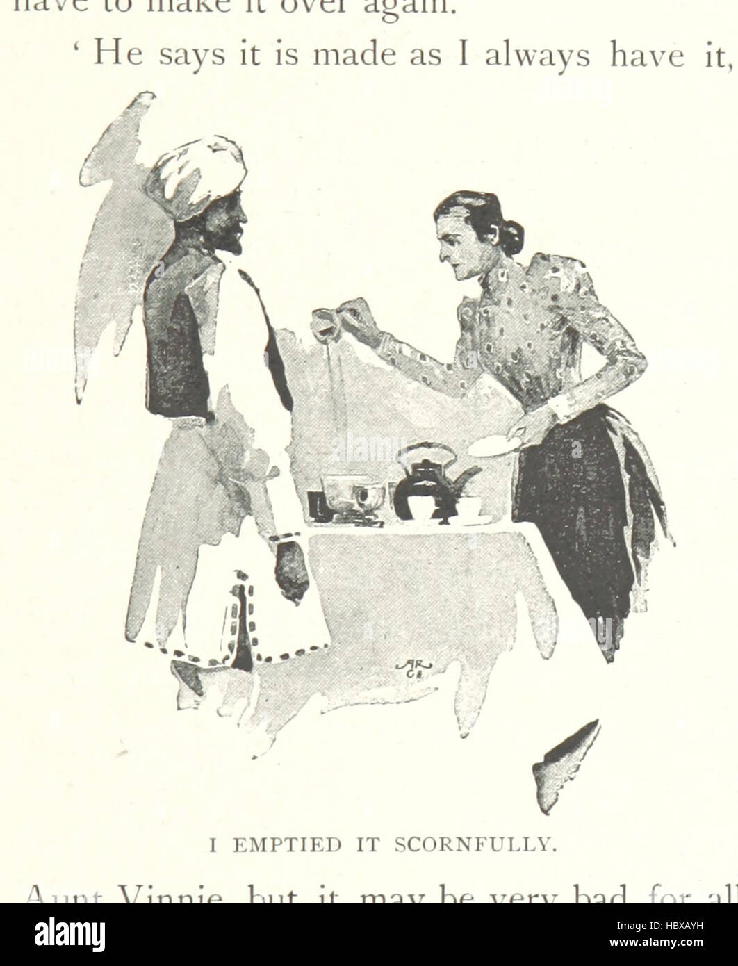 Image taken from page 121 of 'Vernon's Aunt, being the Oriental Experiences of Miss Lavinia Moffat ... With 47 illustrations, etc' Image taken from page 121 of 'Vernon's Aunt, being the Stock Photo