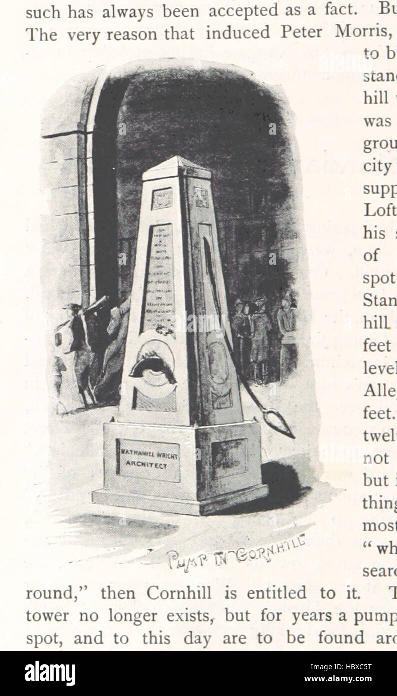 Image taken from page 20 of 'A Brief Sketch of Cornhill, from 13th century to 19th century. [With illustrations.]' Image taken from page 20 of 'A Brief Sketch of Stock Photo