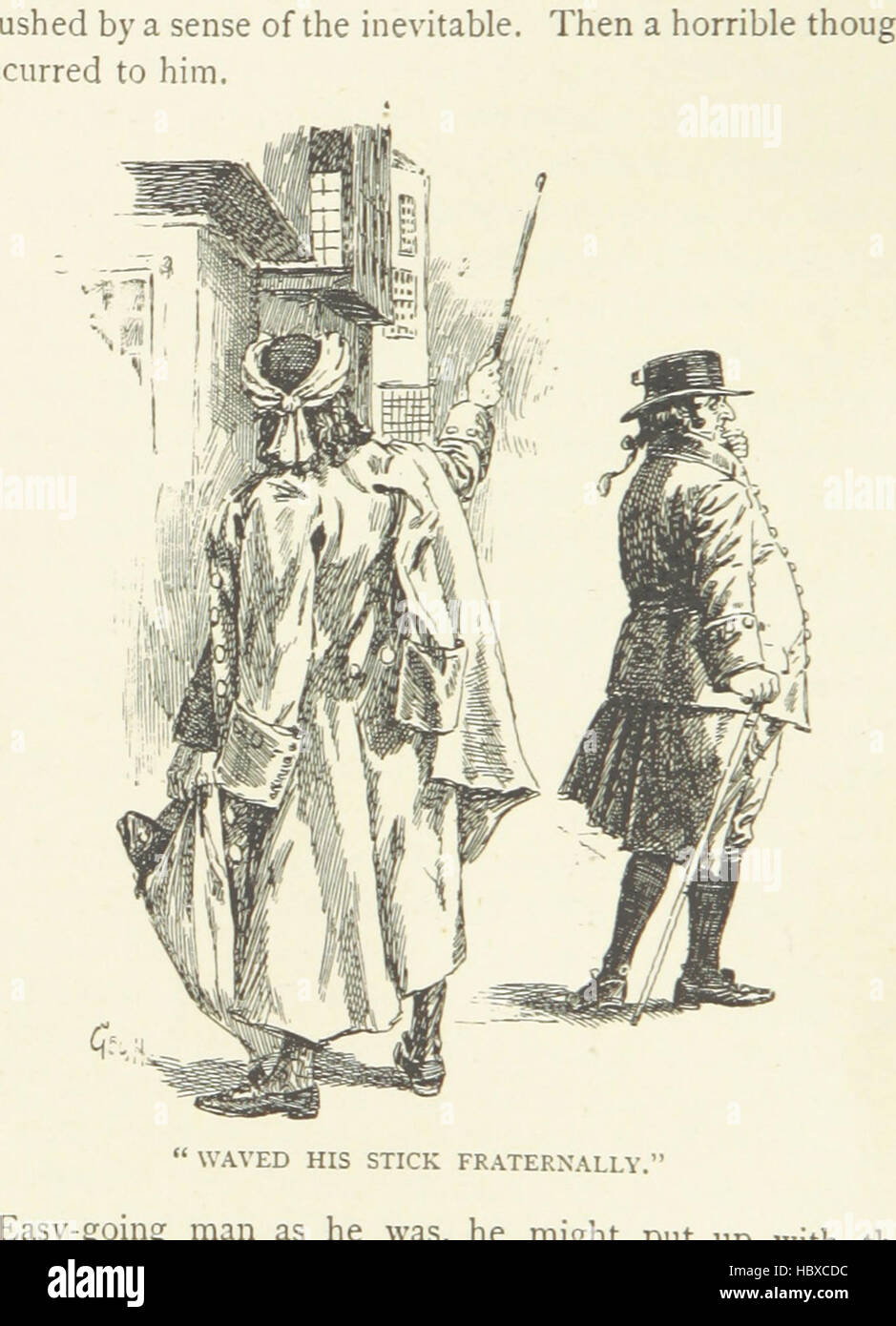 Image taken from page 36 of 'The King of Schnorrers: grotesques & fantasies ... With ninety-eight illustrations, etc' Image taken from page 36 of 'The King of Schnorrers Stock Photo