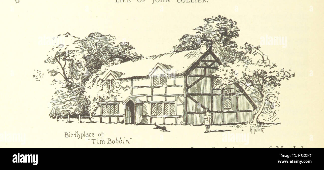 Image taken from page 20 of 'The Works of John Collier-Tim Bobbin-in prose and verse. Edited, with a life of the author, by Lieut.-Colonel Henry Fishwick' Image taken from page 20 of 'The Works of John Stock Photo