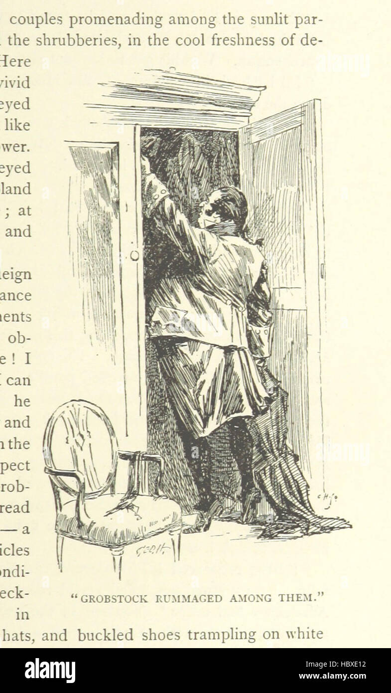 Image taken from page 47 of 'The King of Schnorrers: grotesques & fantasies ... With ninety-eight illustrations, etc' Image taken from page 47 of 'The King of Schnorrers Stock Photo