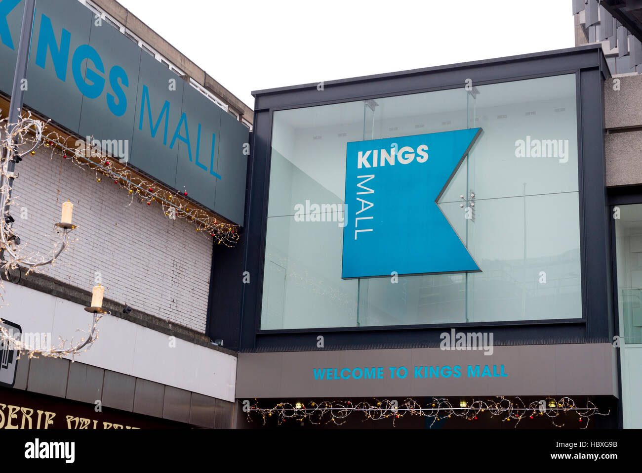 Kings Mall logo, Hammersmith Stock Photo Alamy