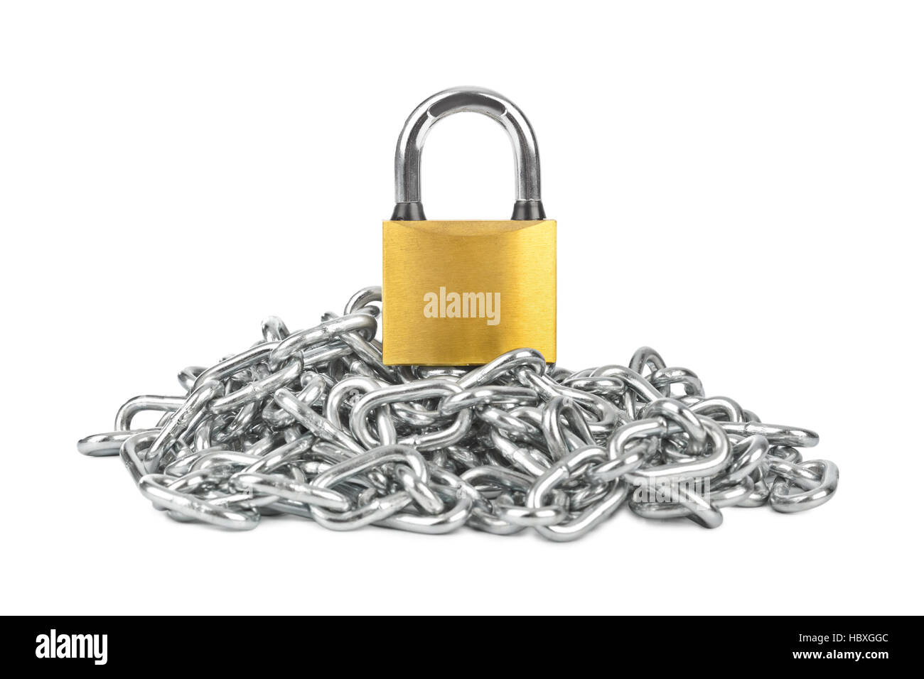 Chain and lock Stock Photo - Alamy