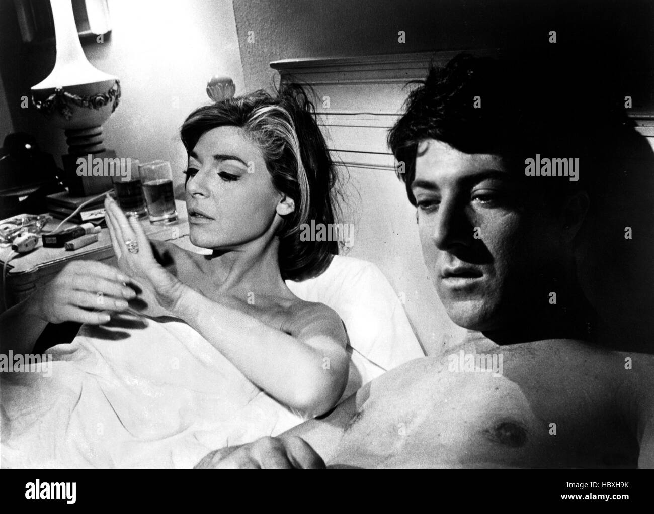 THE GRADUATE, Anne Bancroft, Dustin Hoffman, 1967 Stock Photo Alamy