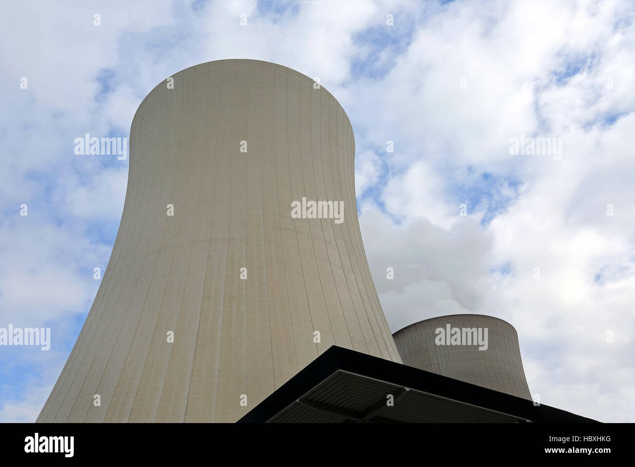 nuclear power plant Stock Photo