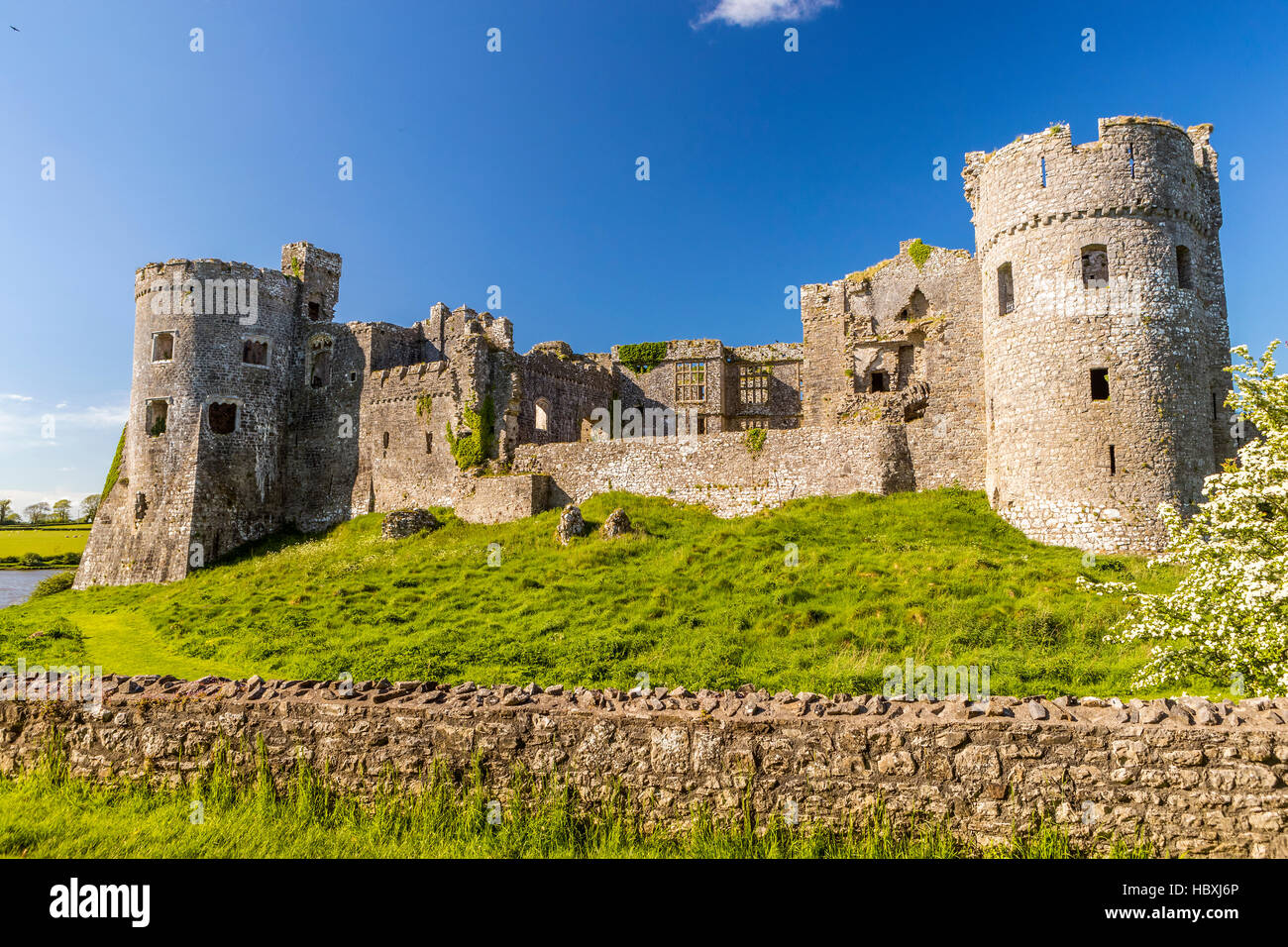 Carew Castle, Pembrokeshire, United Kingdom, Europe Stock Photo - Alamy