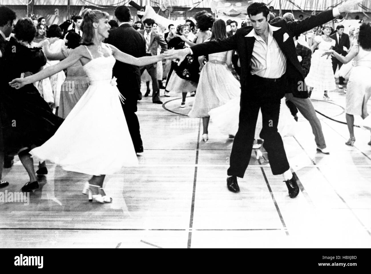GREASE, John Travolta, Olivia Newton John, 1978 Stock Photo Alamy