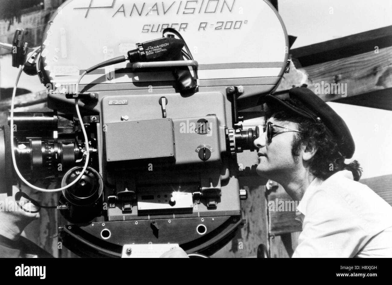 GREMLINS Director Joe Dante On Set 1984 Warner Brothers courtesy gremlins-director-joe-dante-on-set-1984-warner-brothers-courtesy