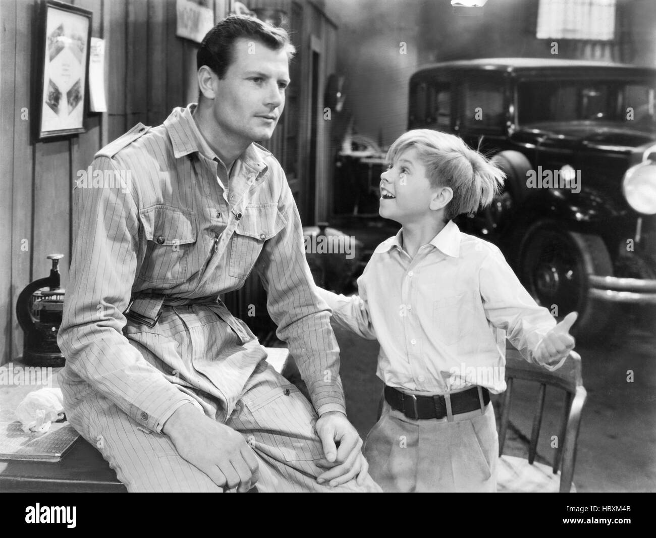 HALF A SINNER, from left: Joel McCrea, Mickey Rooney, 1934 Stock Photo ...