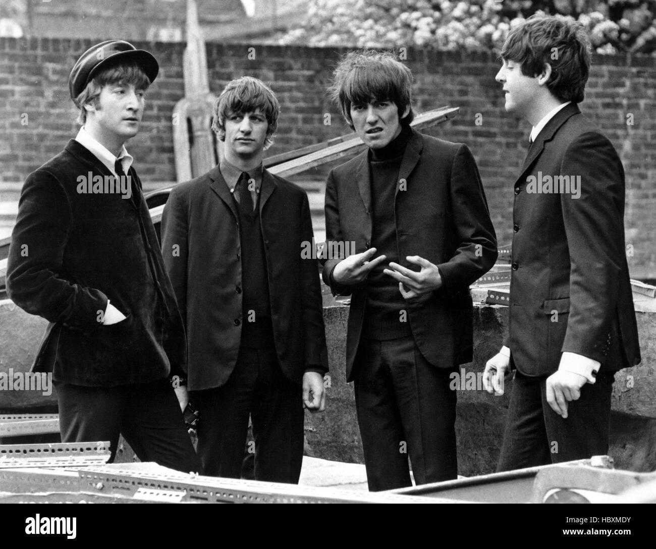 A HARD DAY'S NIGHT, The Beatles, 1964 Stock Photo