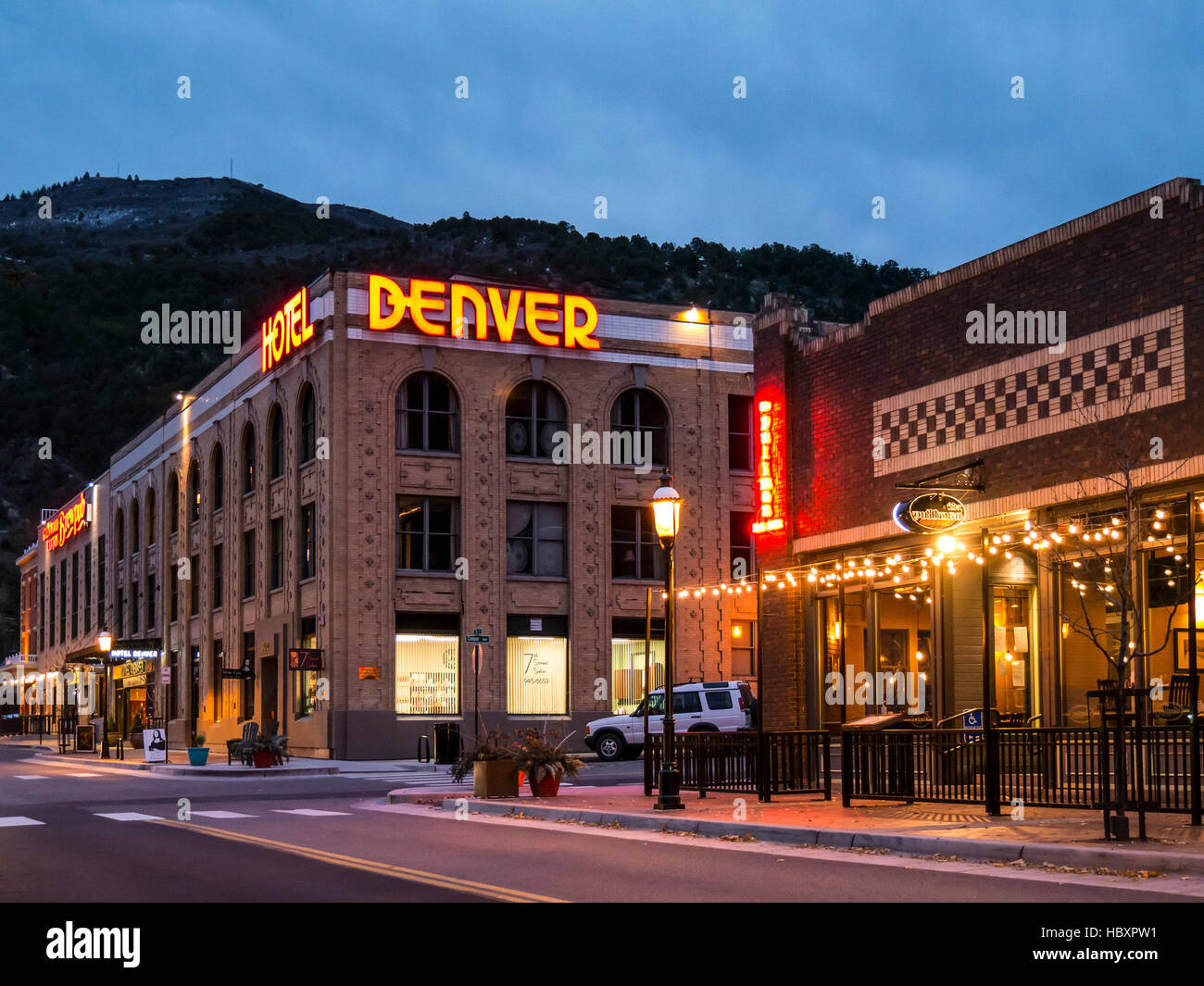 Hotel Denver, Glenwood Springs, Colorado Stock Photo Alamy