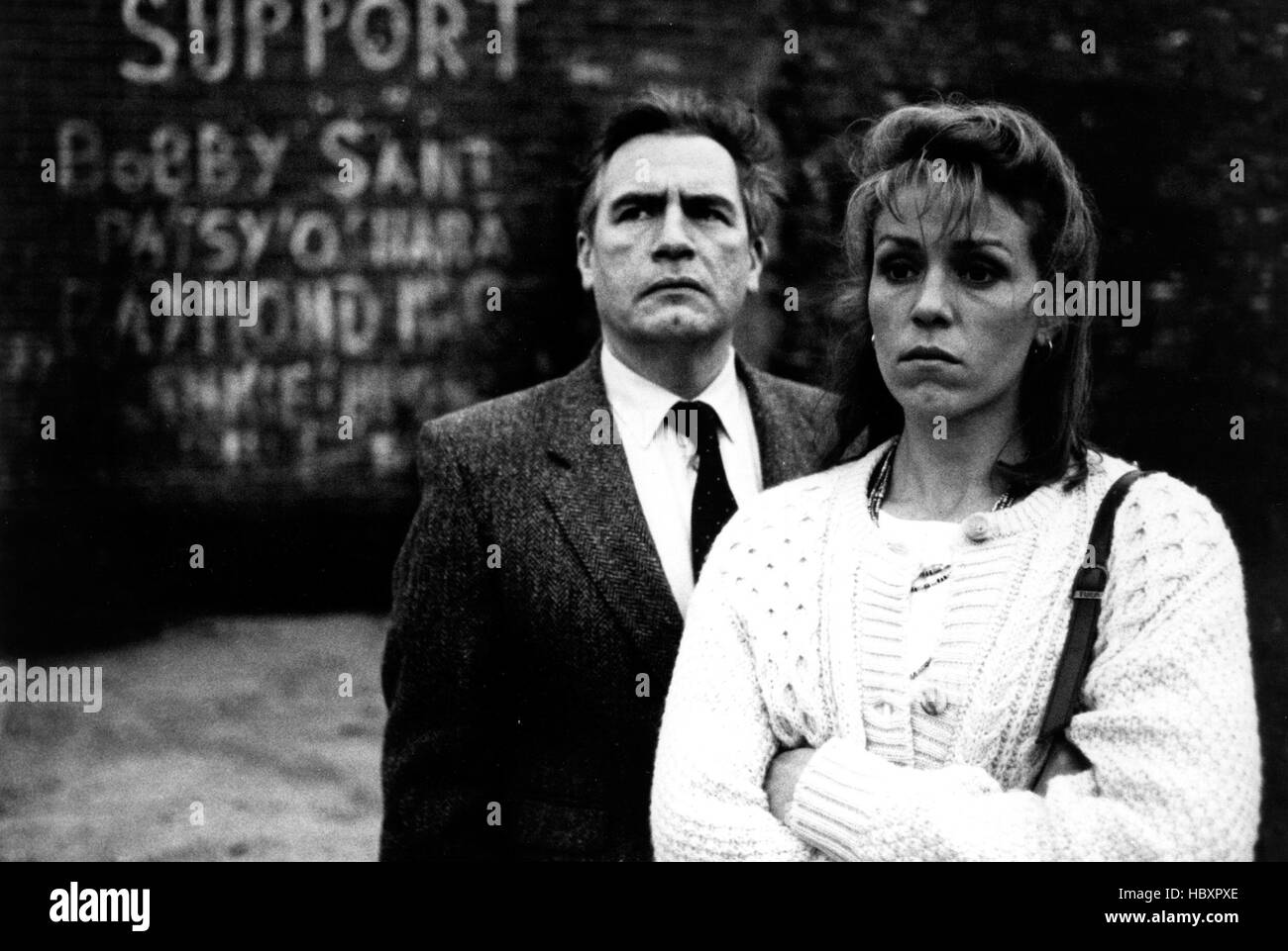 HIDDEN AGENDA, Brian Cox, Frances McDormand, 1990 Stock Photo Alamy(01)