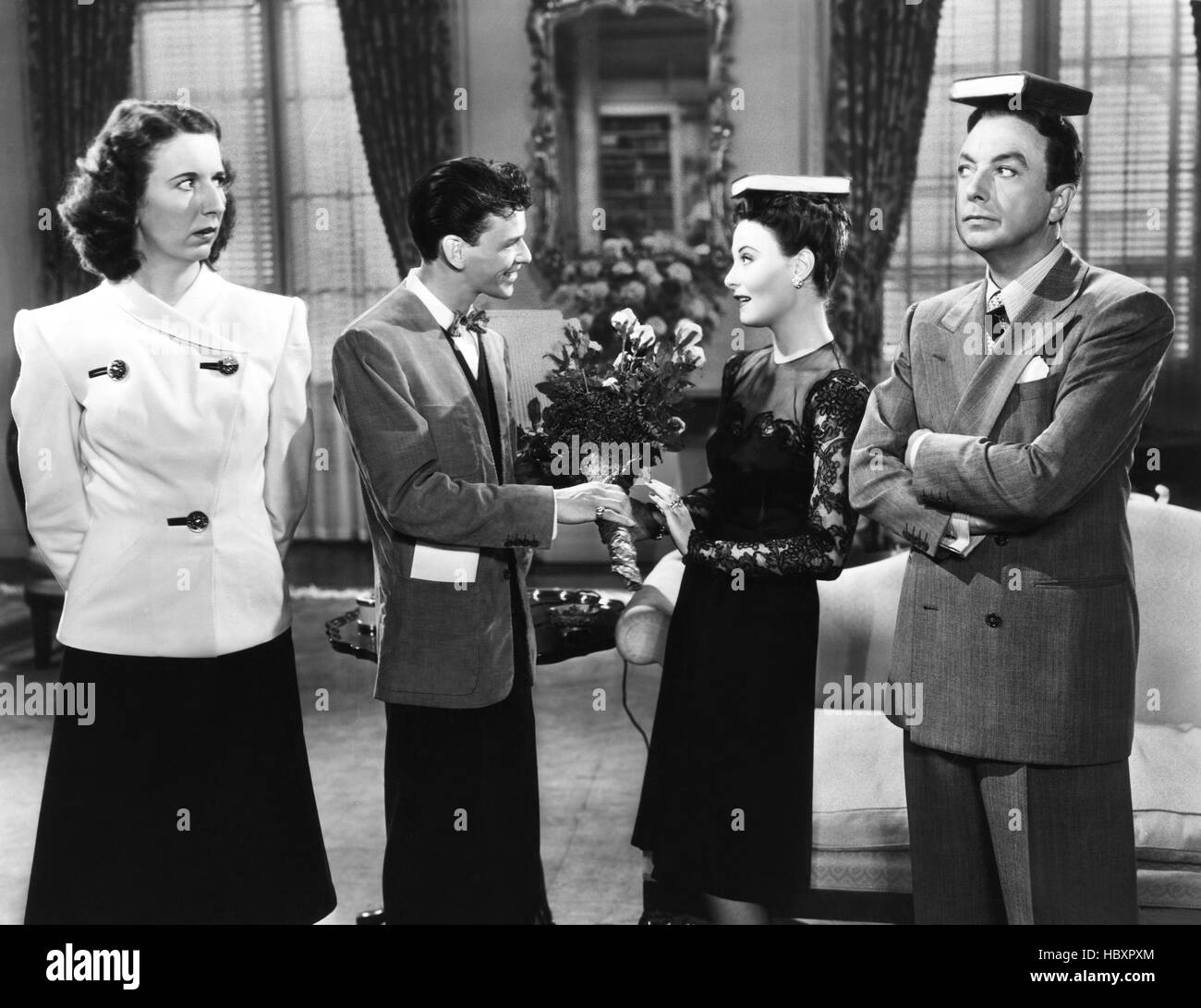 HIGHER AND HIGHER, from left: Mary Wickes, Frank Sinatra, Michele ...