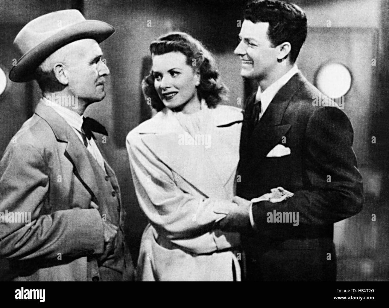 THE HOMESTRETCH, from left James Gleason, Maureen O'Hara, Cornel Wilde