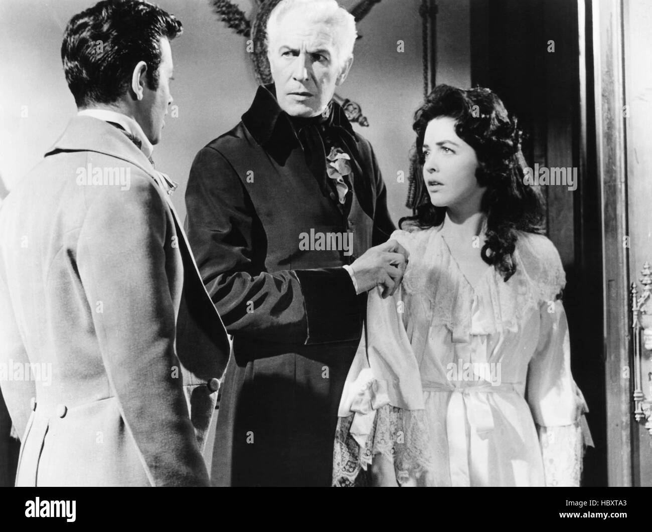 HOUSE OF USHER, from left, Mark Damon, Vincent Price, Myrna Fahey, 1960