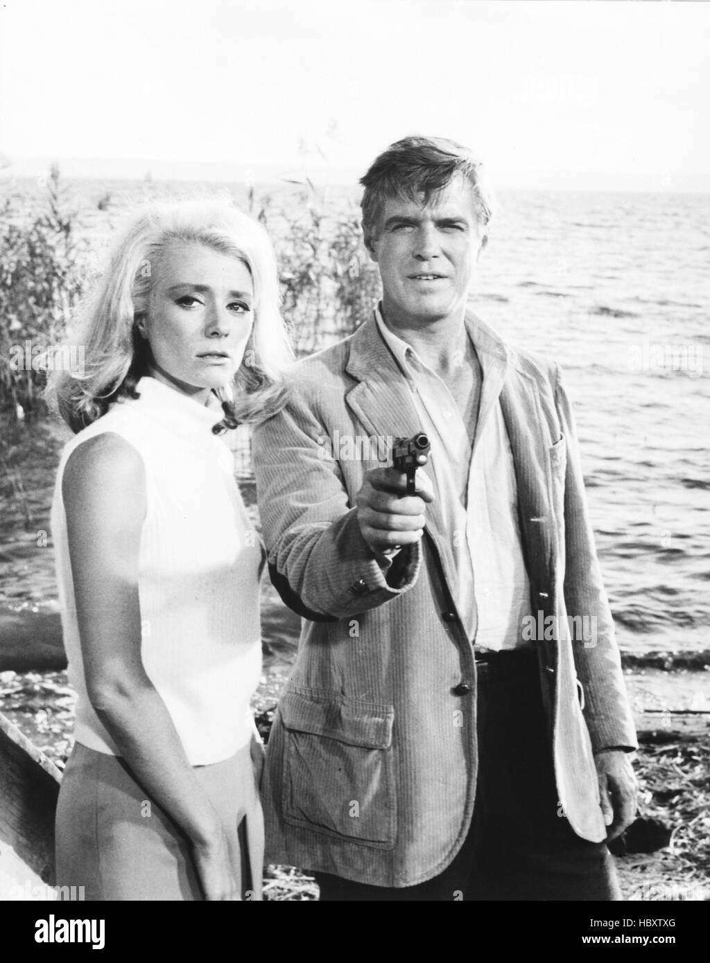 HOUSE OF CARDS, from left: Inger Stevens, George Peppard, 1968 Stock ...