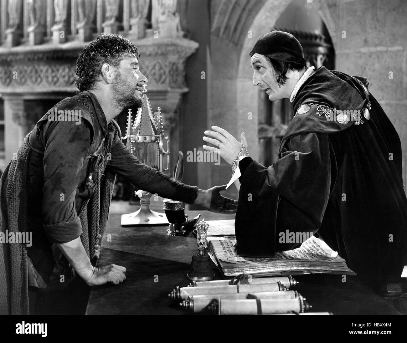 Ronald Rathbone IF I WERE KING, Ronald Colman, Basil Rathbone, 1938 Stock Photo - Alamy