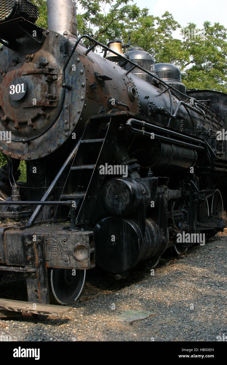 Old steam at Freedom Park in Charlotte, NC Stock Photo Alamy