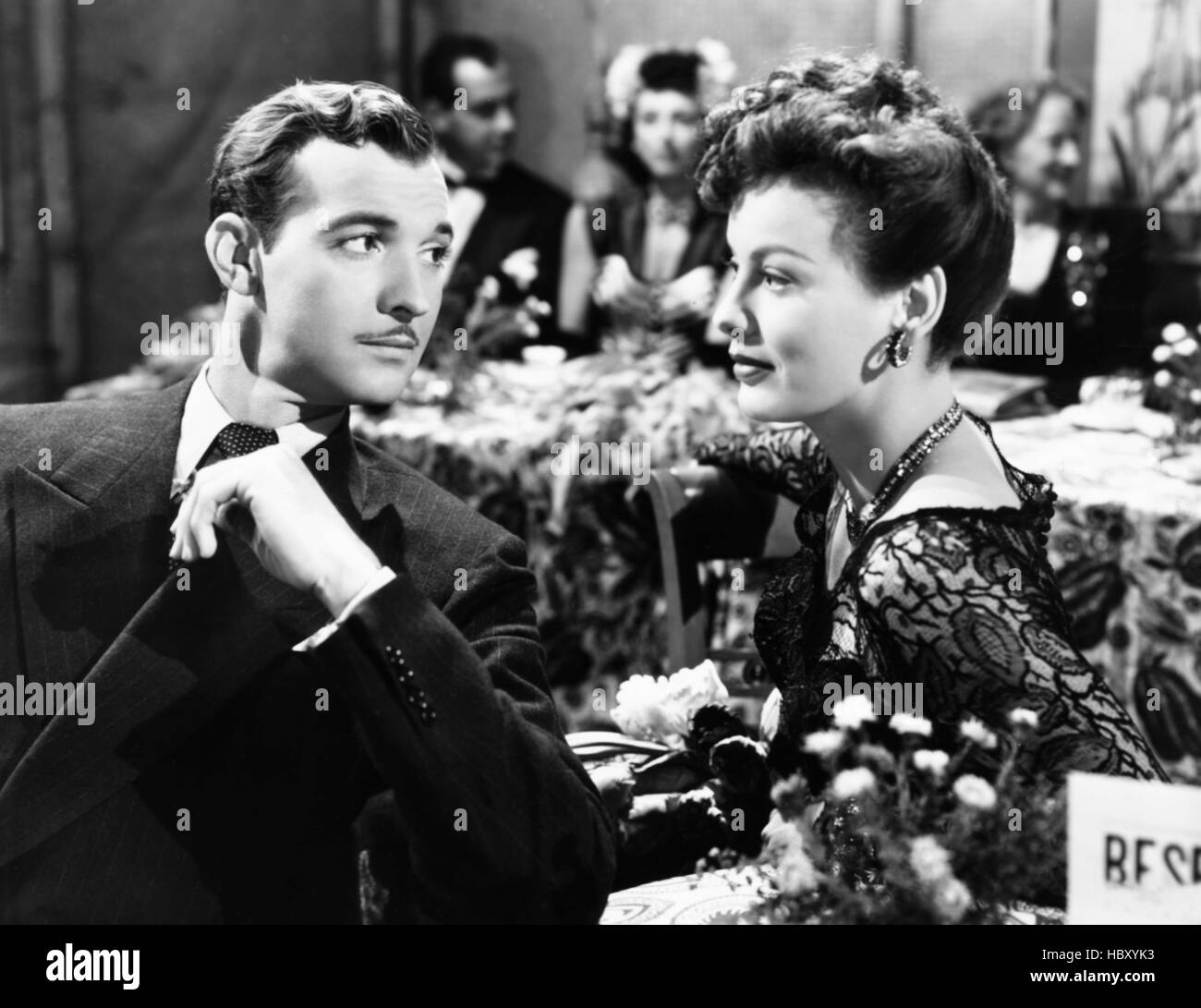 HER KIND OF MAN, from left: Zachary, Faye Emerson, 1946 Stock Photo - Alamy