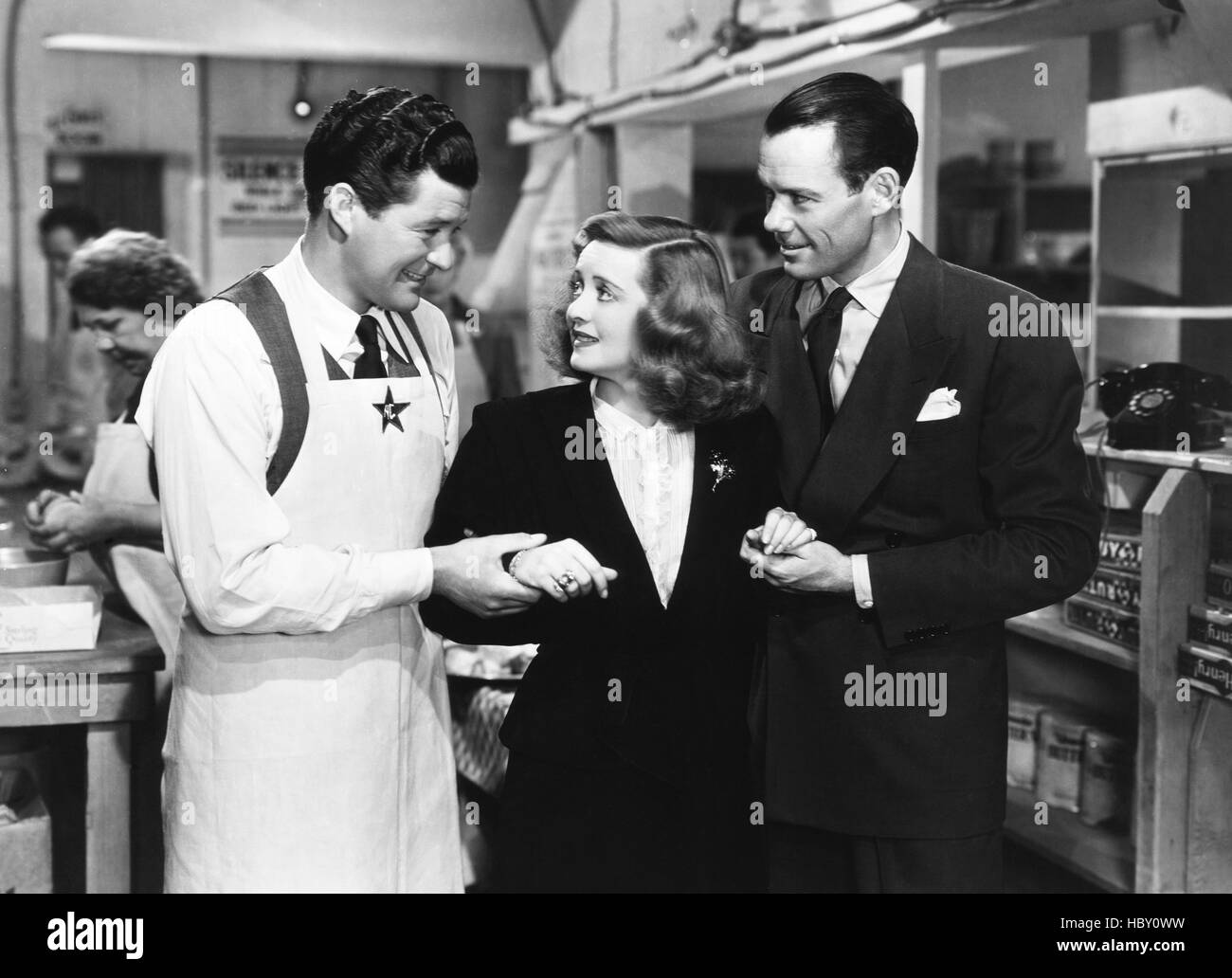 HOLLYWOOD CANTEEN, from left, Dennis Bette Davis, John Ridgely