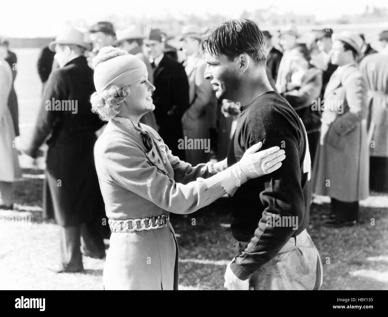 HOLD 'EM YALE, from left: Patricia Ellis, Buster Crabbe, 1935 Stock Photo -  Alamy