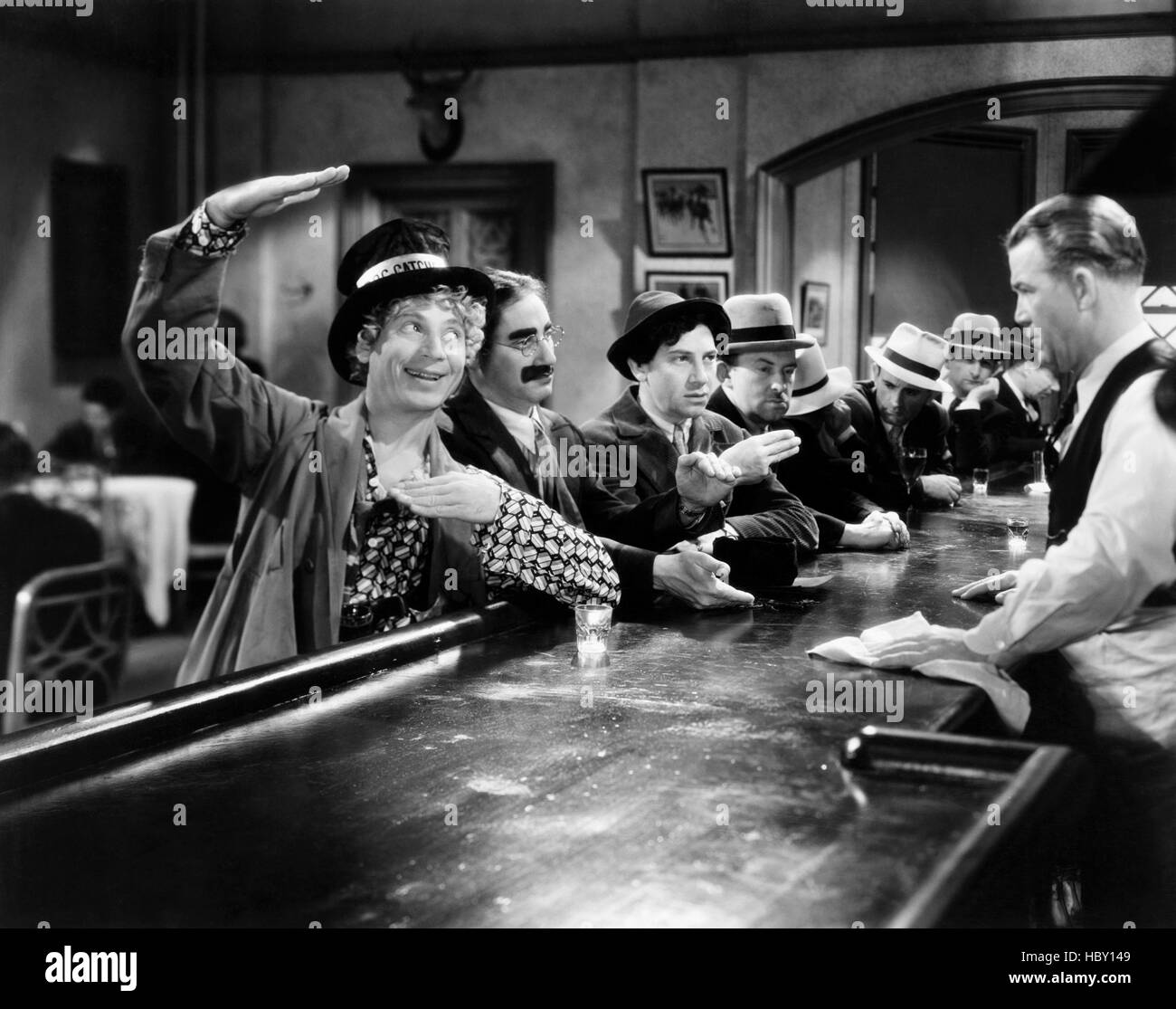 HORSE FEATHERS, from left, Harpo Marx, Groucho Marx, Chico Marx, Vince ...