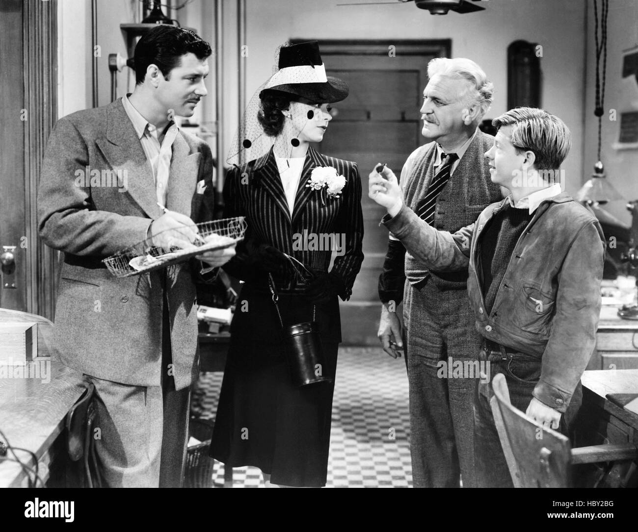 THE HUMAN COMEDY, from left, James Craig, Marsha Hunt, Frank Morgan ...