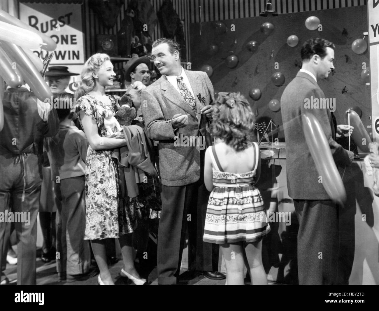 THE HUNTED, l-r: Belita, Preston Foster, 1948. Stock Photo